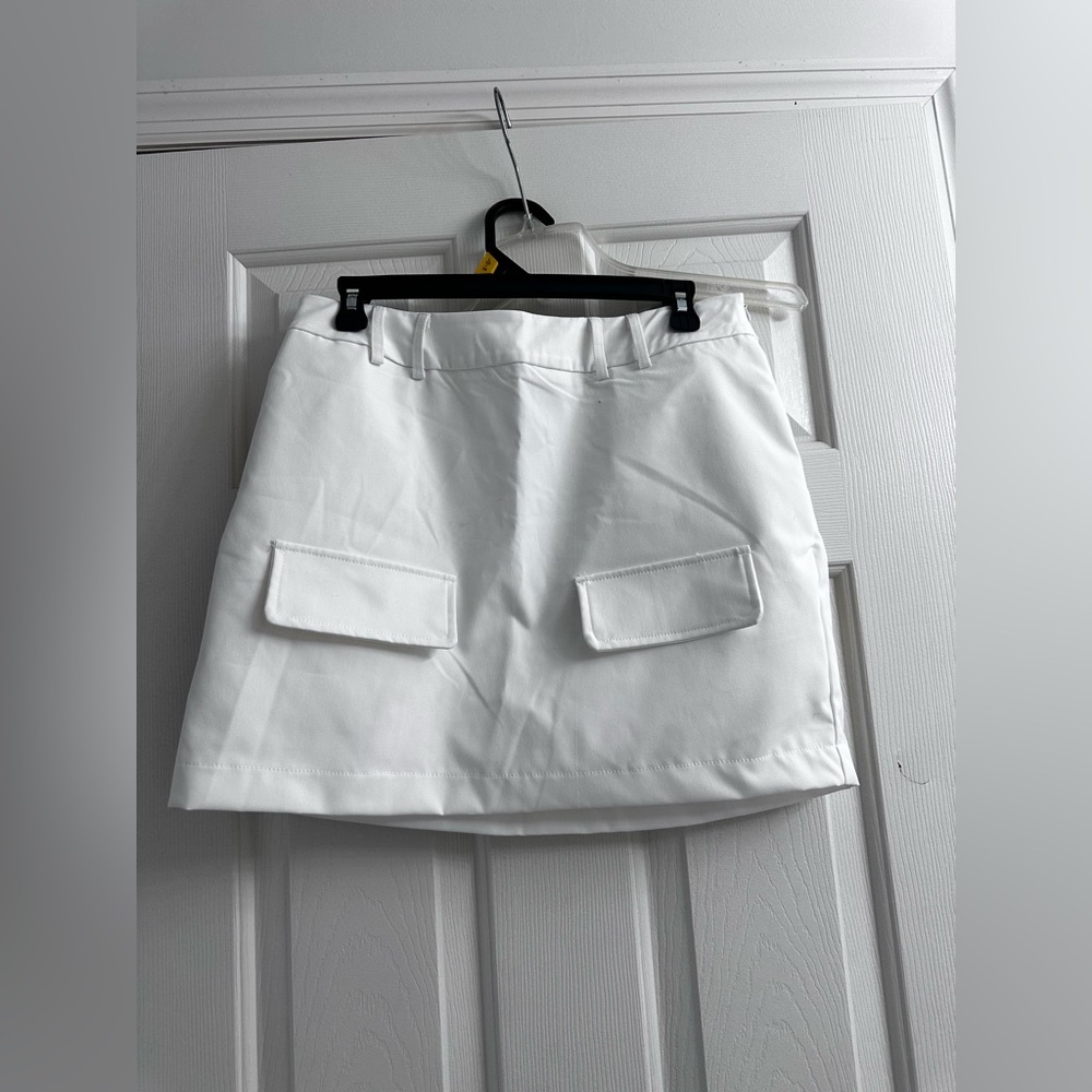 White skirt